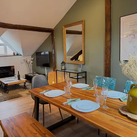 Le Champenois-appartement Pres De L' Avenue De Champagne Apartmán